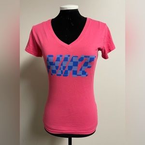 Nike Dry Fit. Pink athletic shirt, women size XS